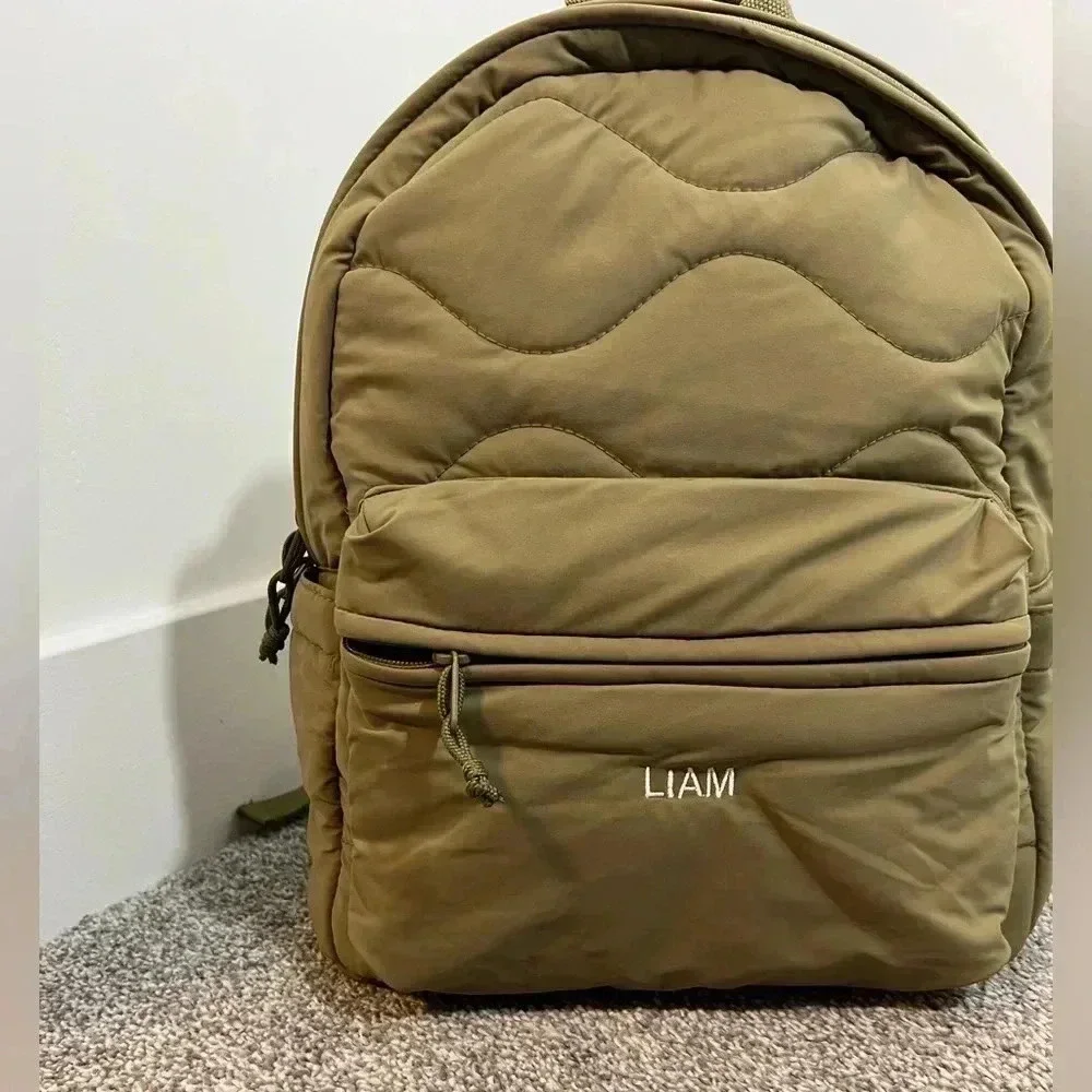New Zara green backpack